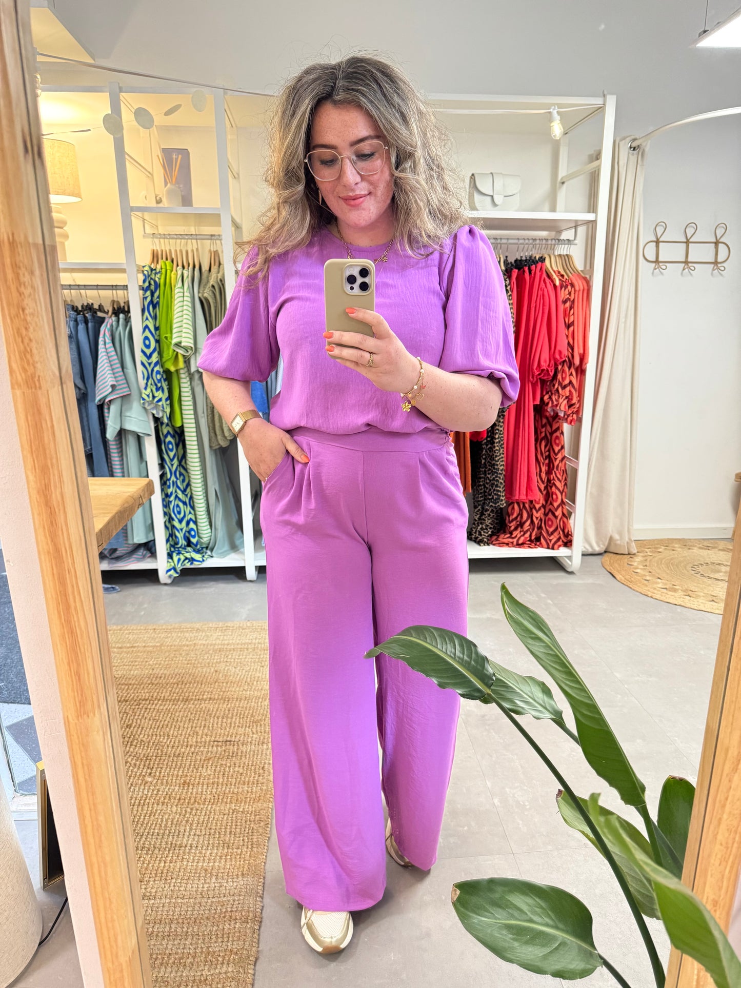 Broek Amy Paars
