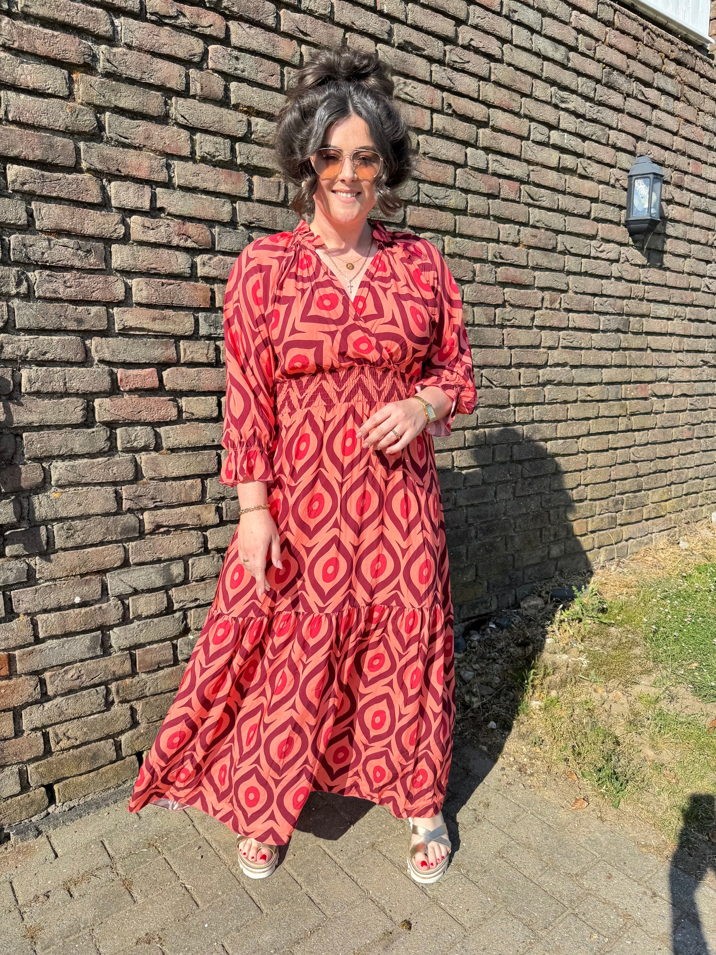 Jurk Mabel Koraal