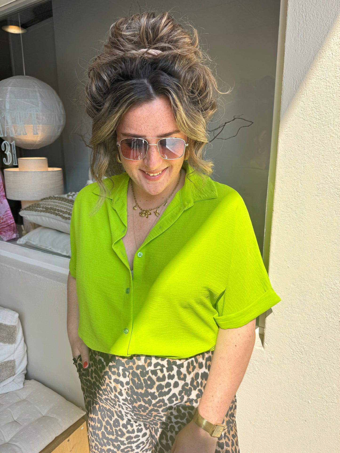 Blouse Shiva Lime