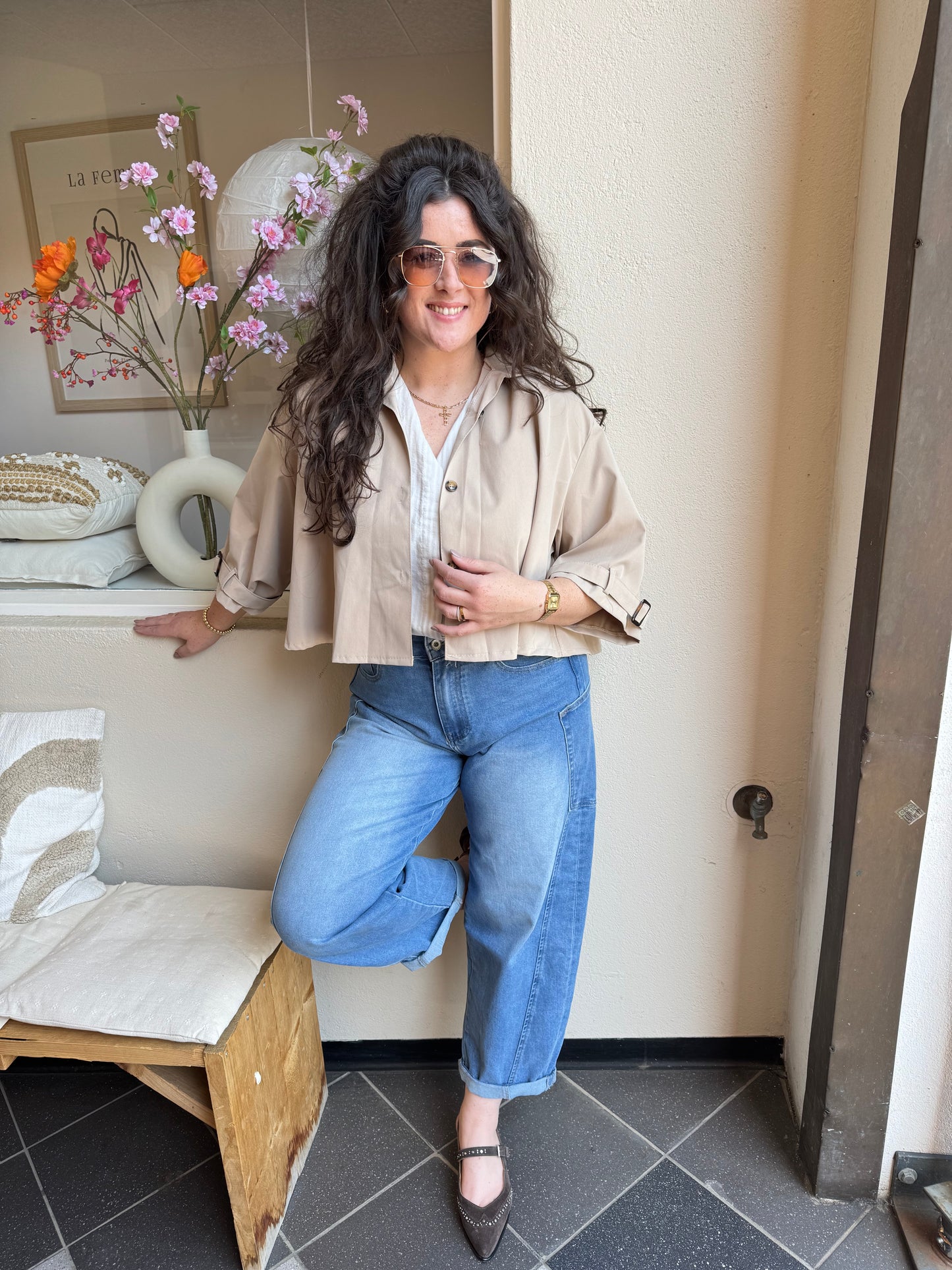 Jas Pleun beige