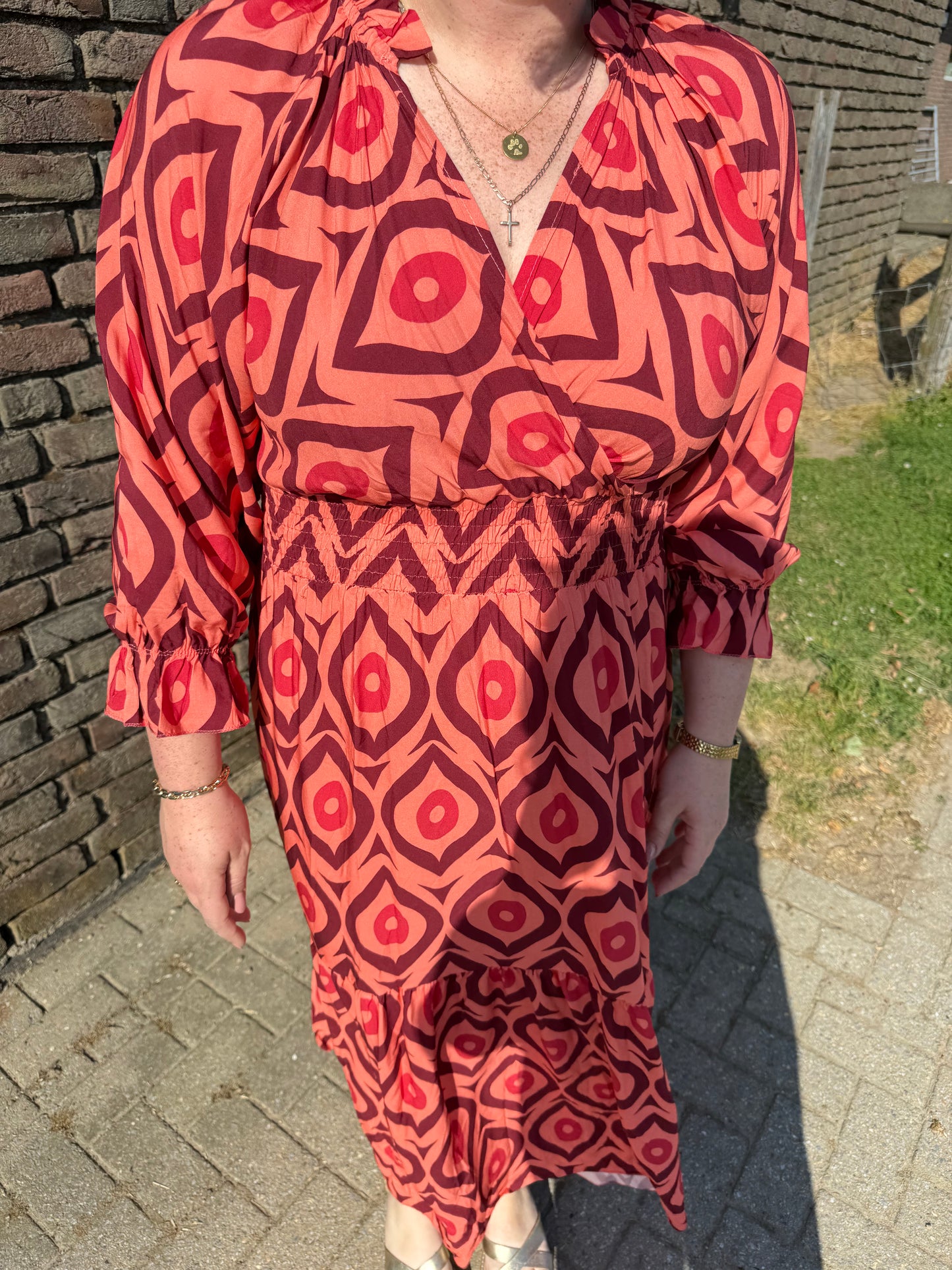 Jurk Mabel Koraal