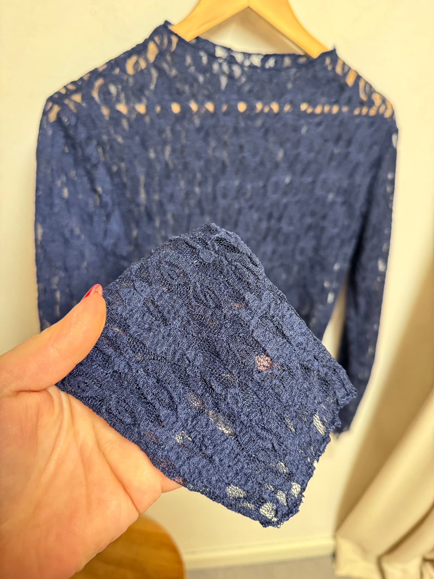 Top Julia donkerblauw