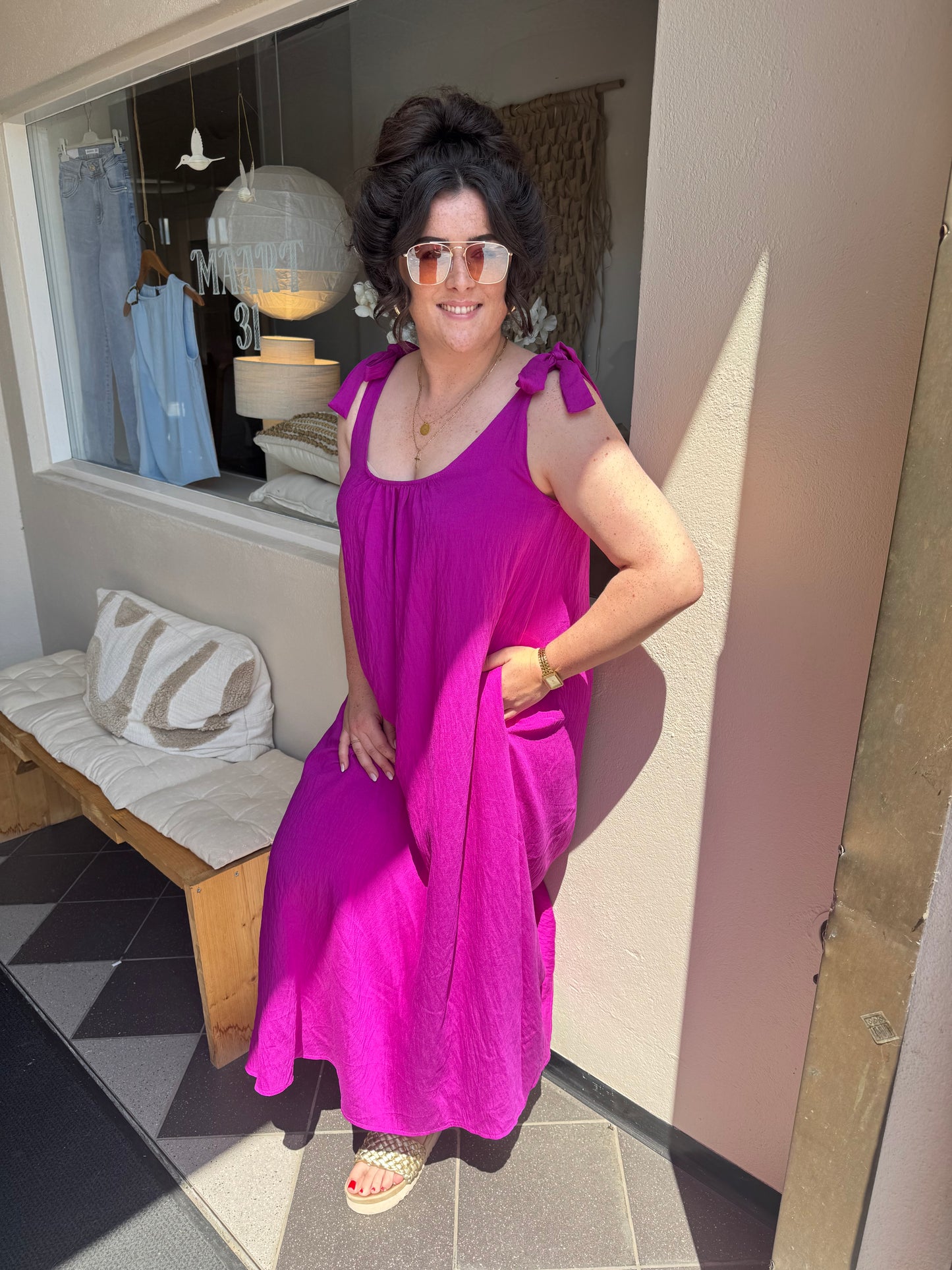 Jurk Emma Magenta