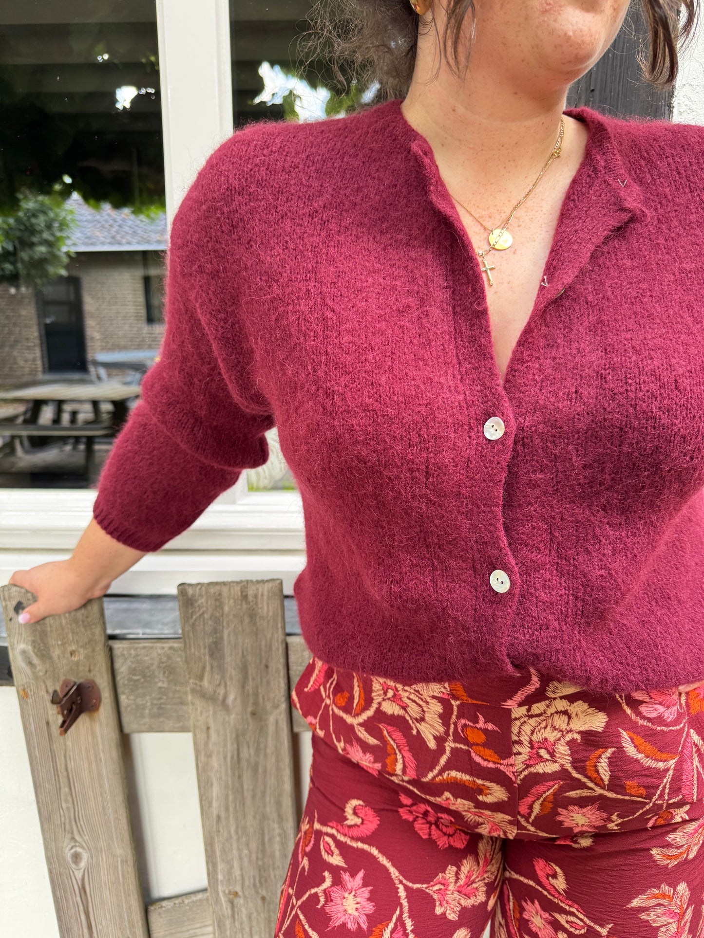 Vest Bobbie Bordeaux
