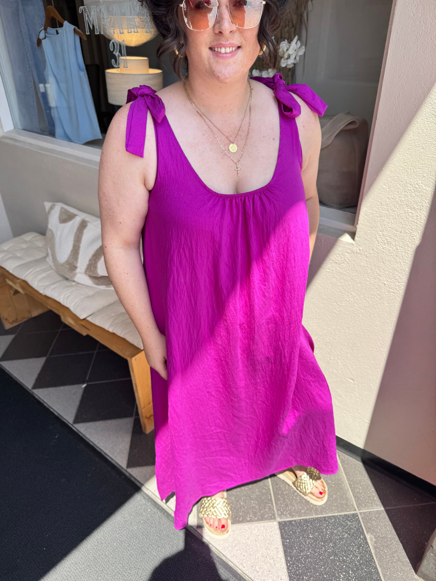 Jurk Emma Magenta