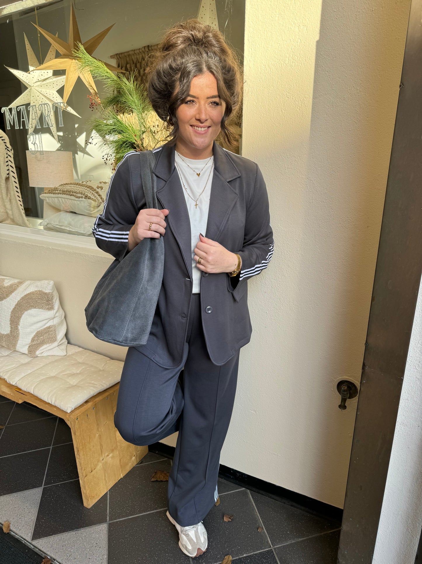 Blazer Nela Grijs