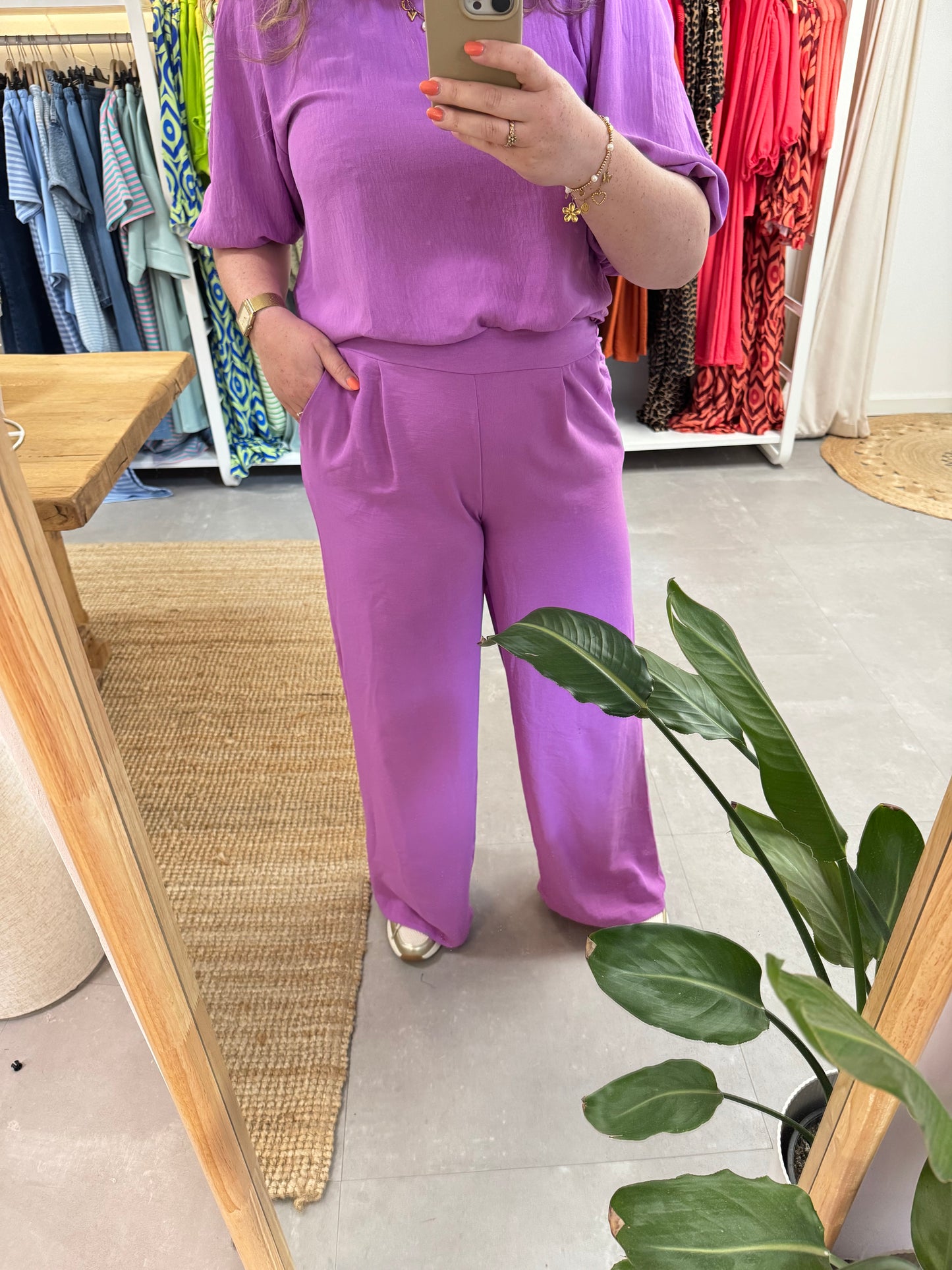 Broek Amy Paars