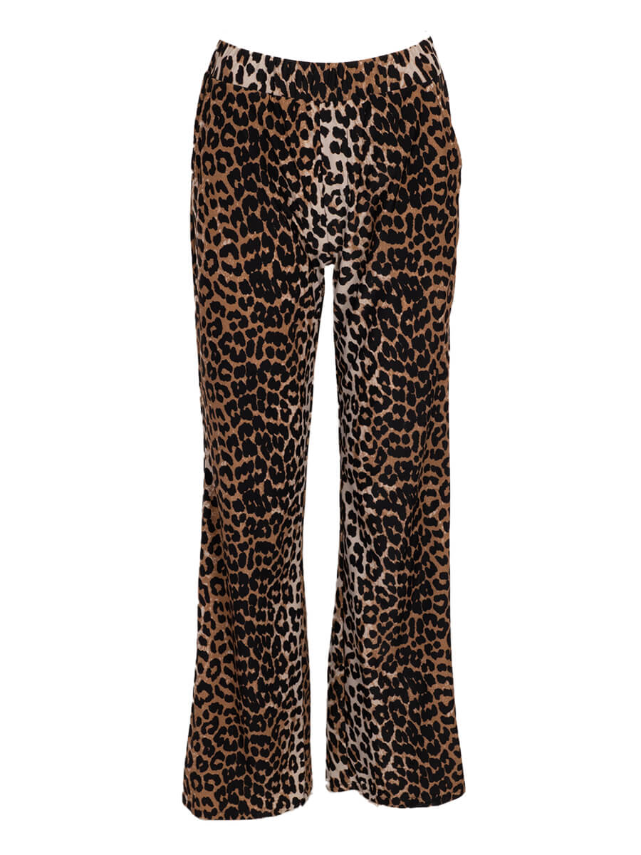 Broek Travel leopard