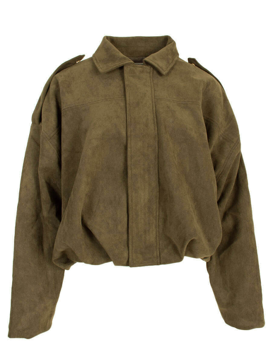 Jas Saar Legergroen