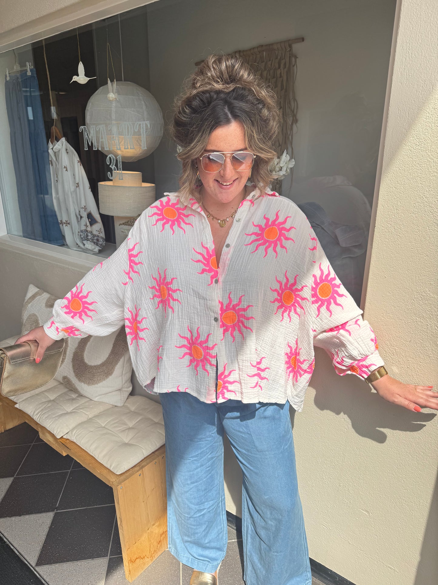 Blouse Sunny Roze