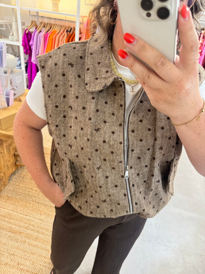 Bodywarmer Juul beige