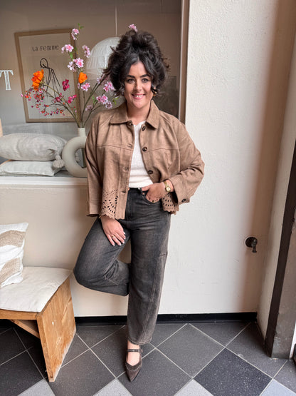 Jas Suède beige