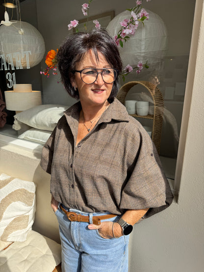 Blouse Sofie bruin