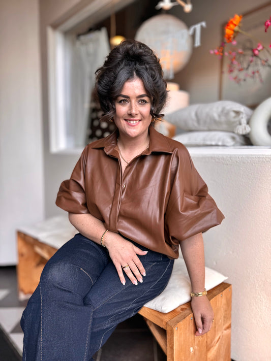 Blouse Sara cognac