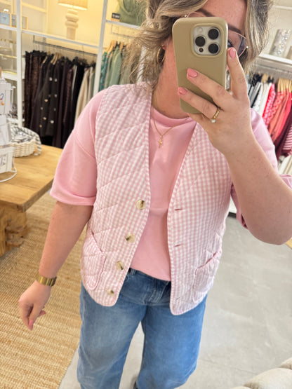 Gilet Moos roze