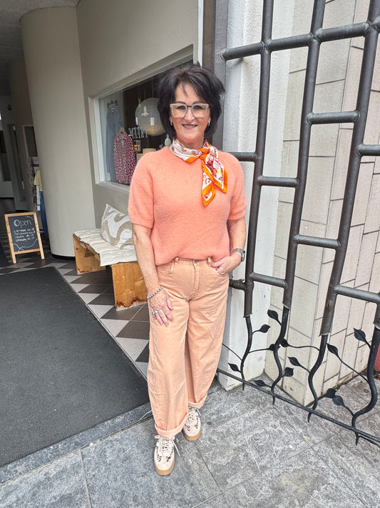 Jeans Barrel oranje