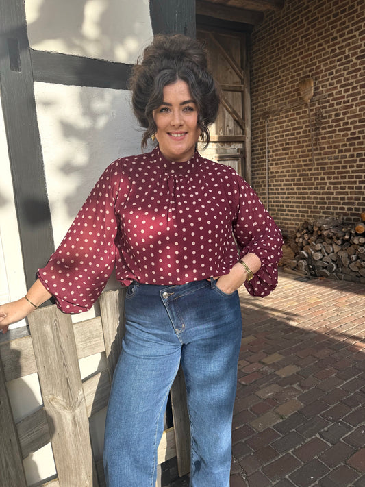 Blouse Jip Bordeaux