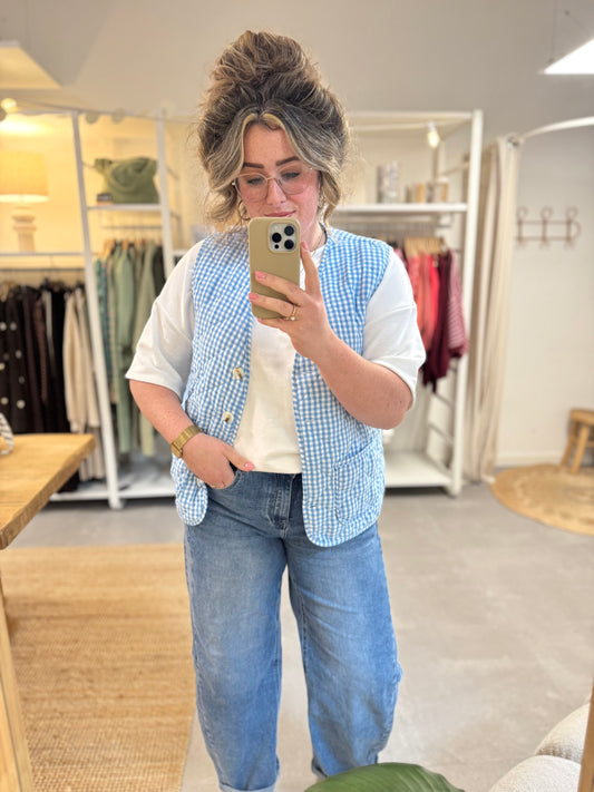 Gilet Moos Blauw