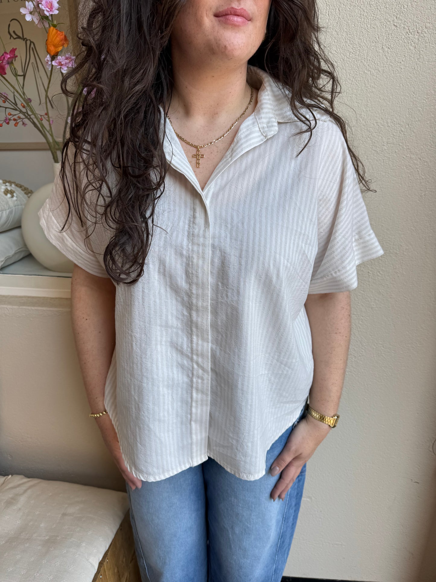 Blouse Paula Beige