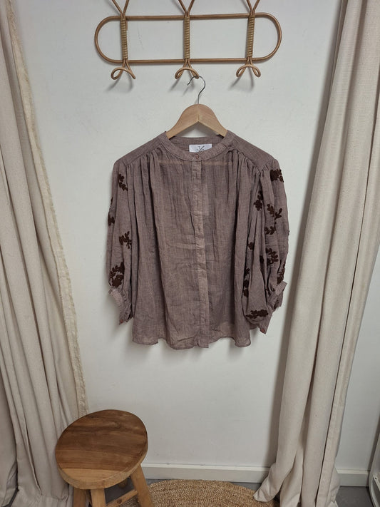 Blouse Jinte bruin
