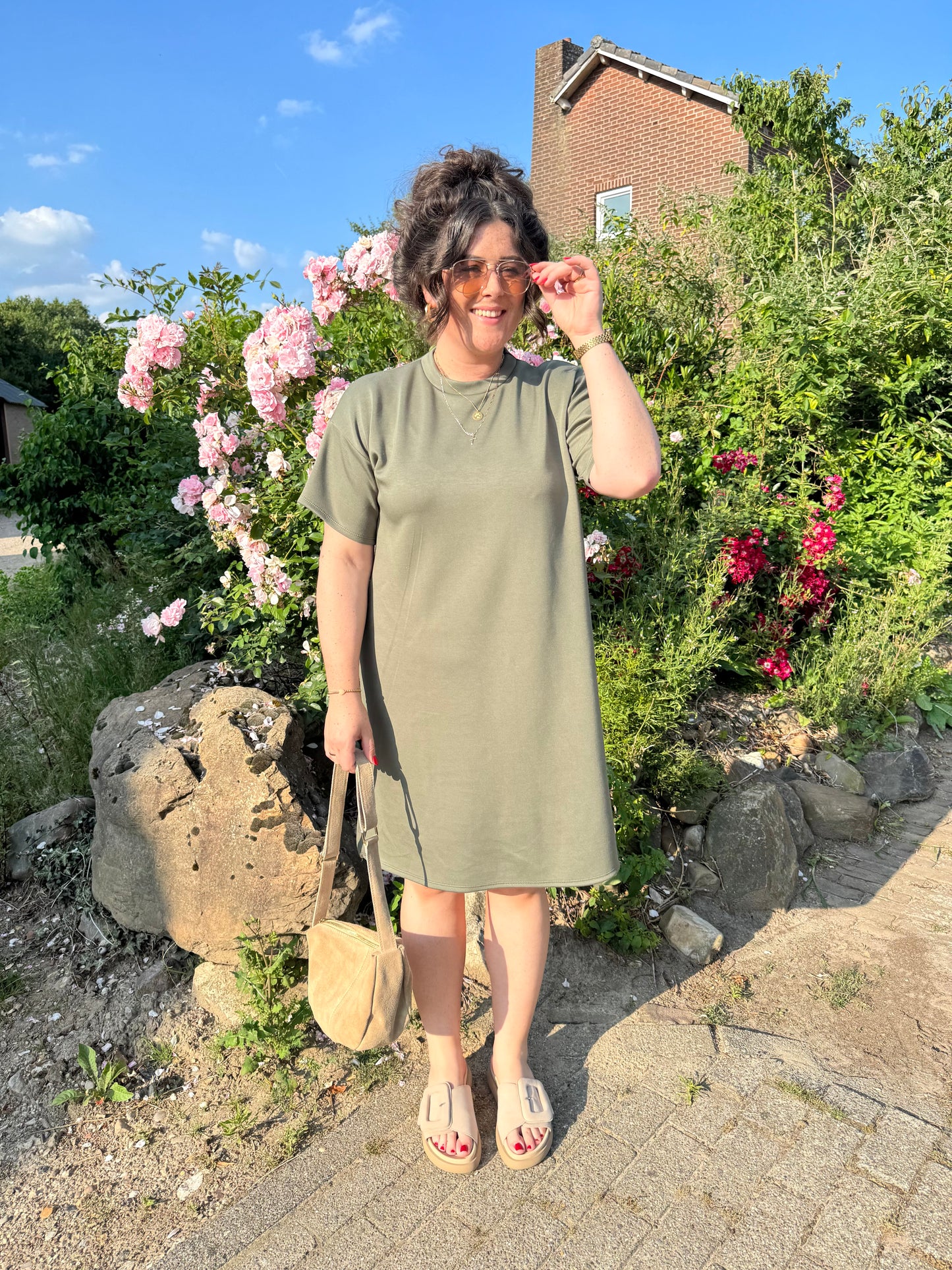 Jurk melody Groen