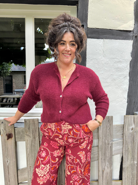 Vest Bobbie Bordeaux