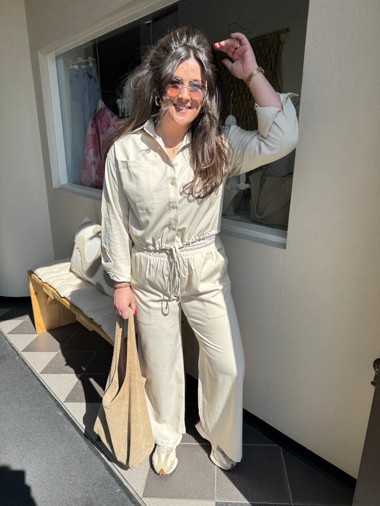 Broek Sara beige