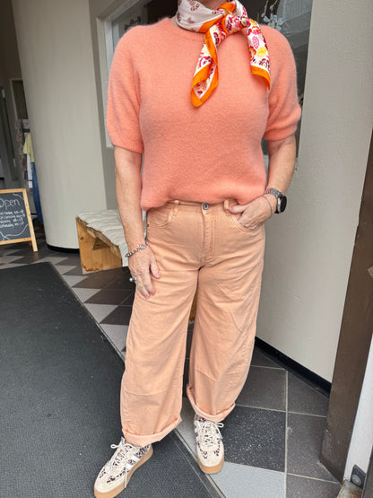 Jeans Barrel oranje
