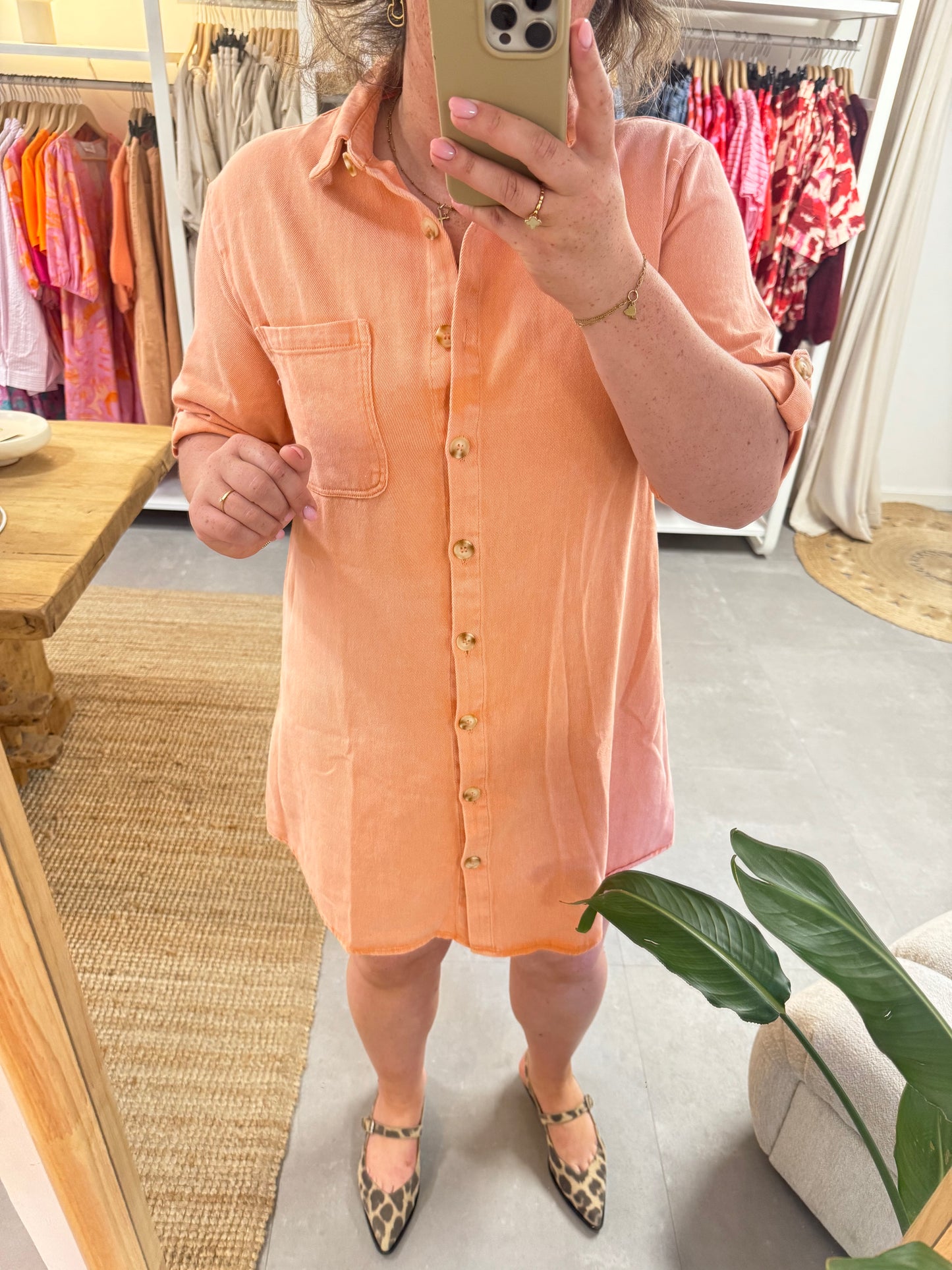Jurk Amy Peach
