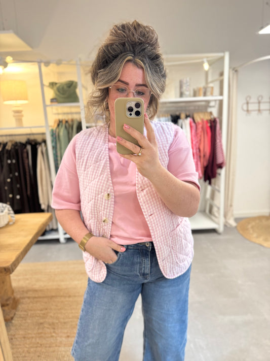 Gilet Moos roze