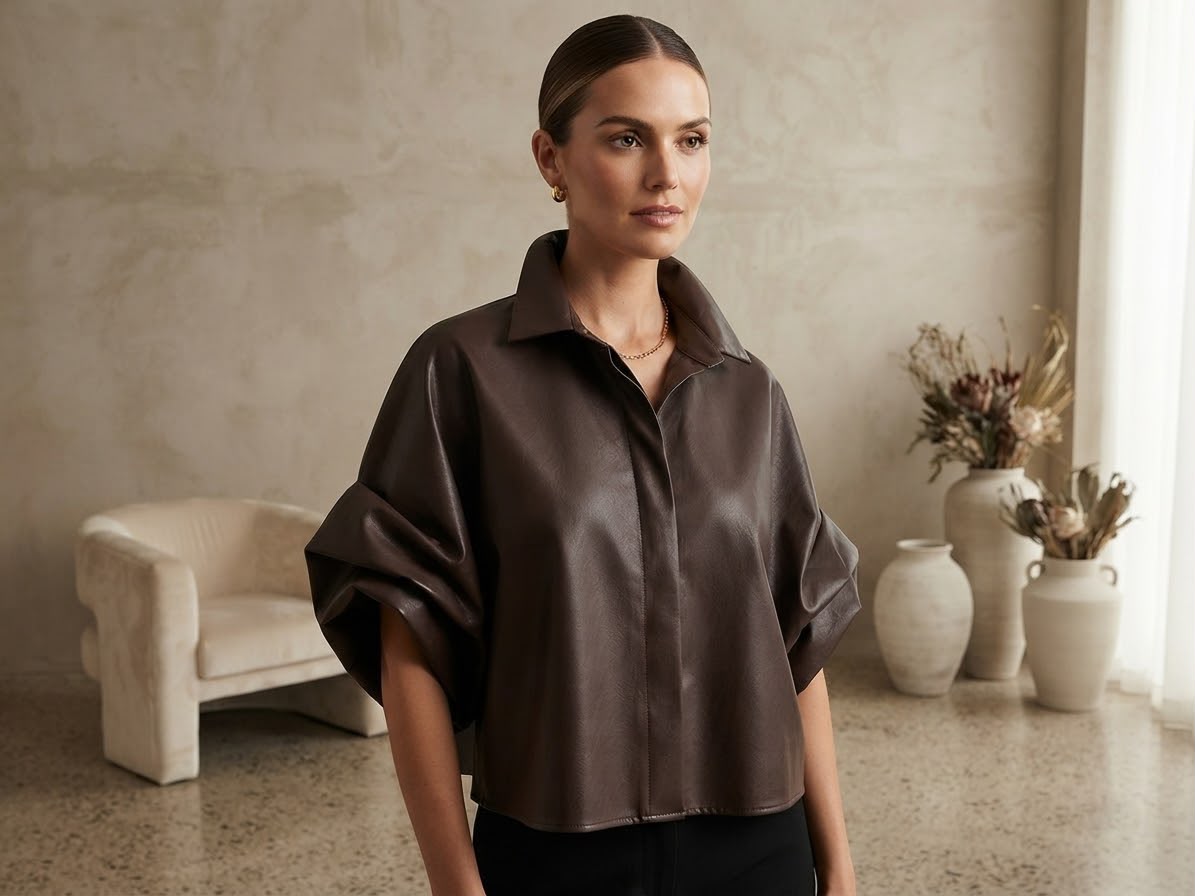 Blouse Sara bruin
