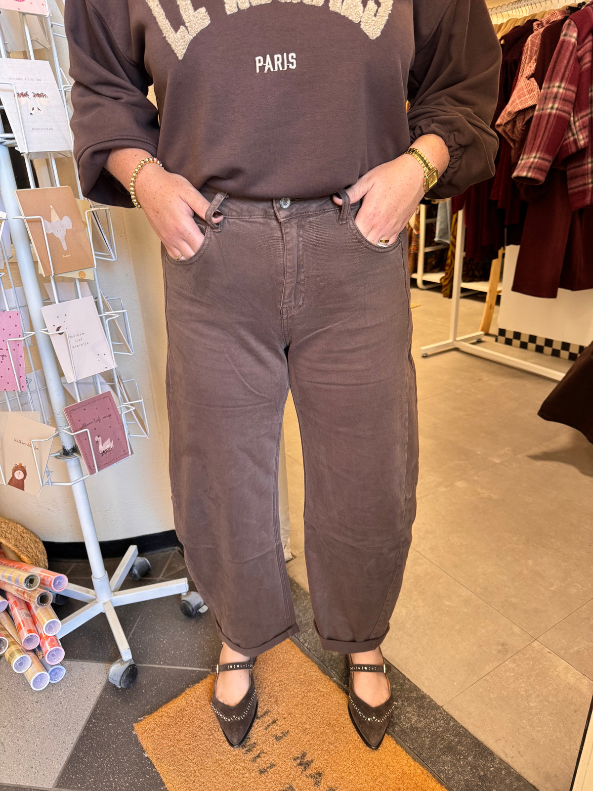 Jeans Noa Bruin