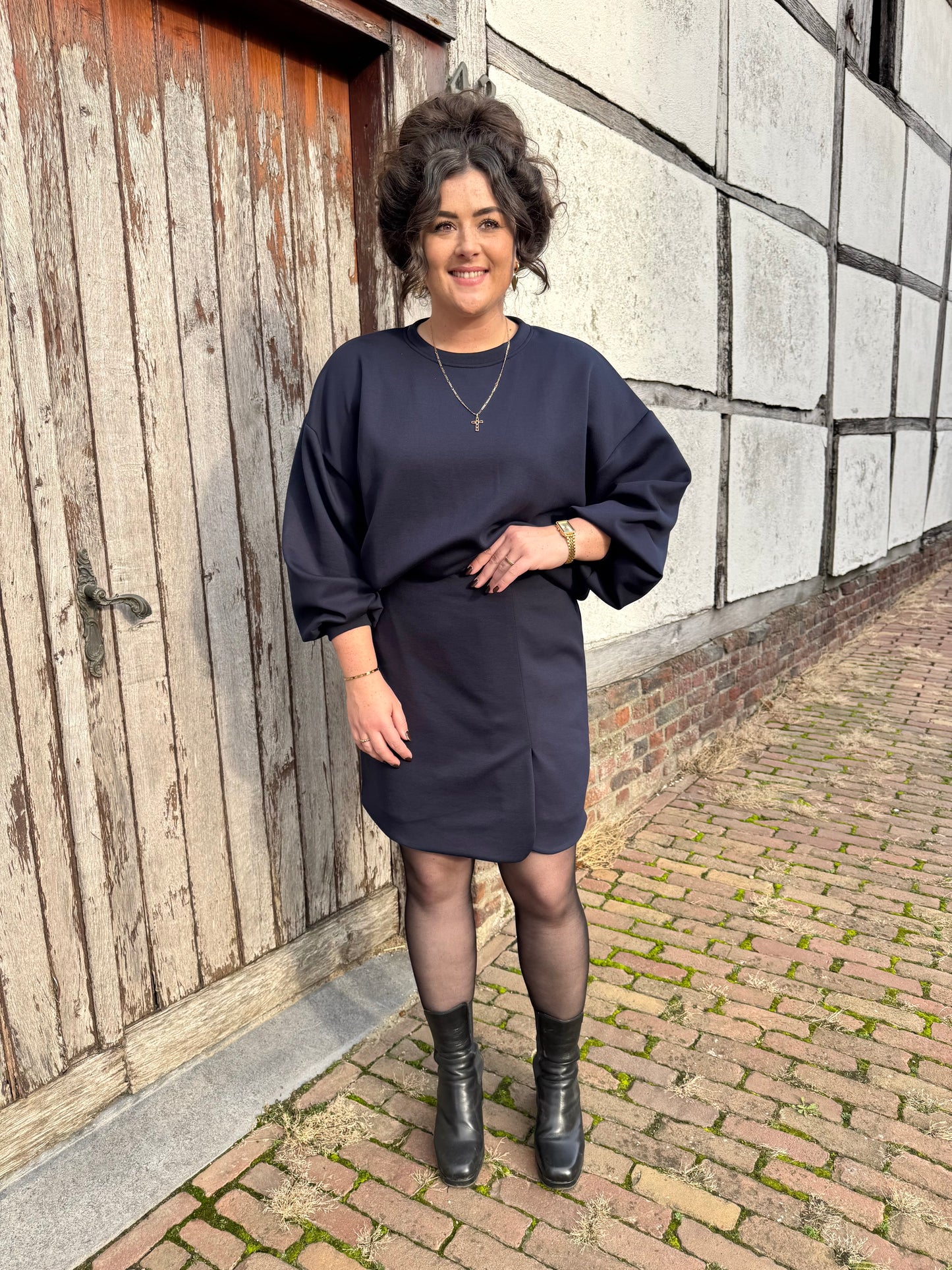 Trui Fien Donkerblauw