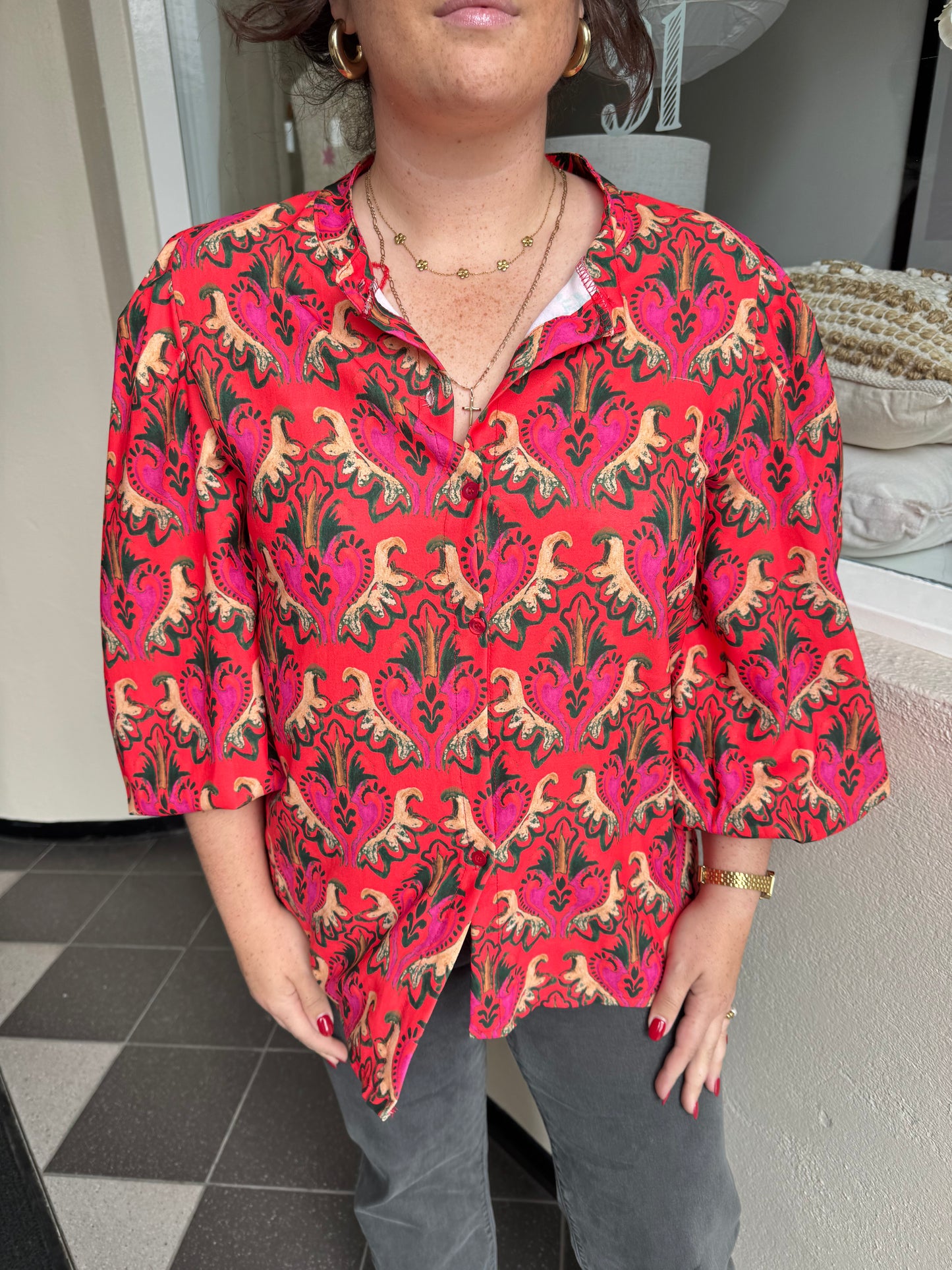 Blouse Tammy rood