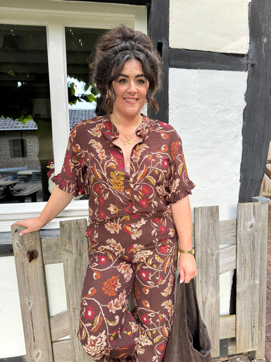 Blouse Pien Bruin