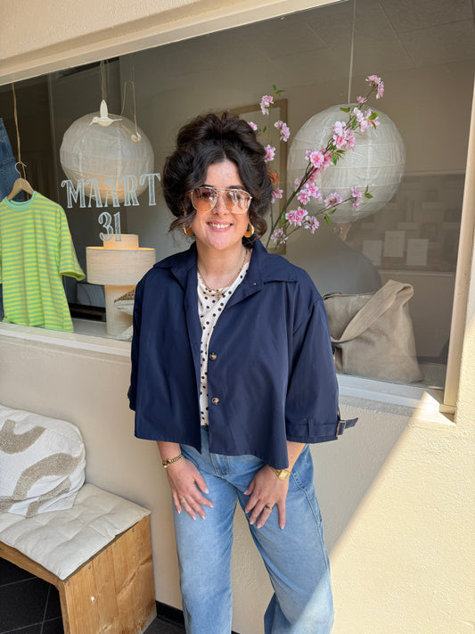Jas Pleun Donkerblauw