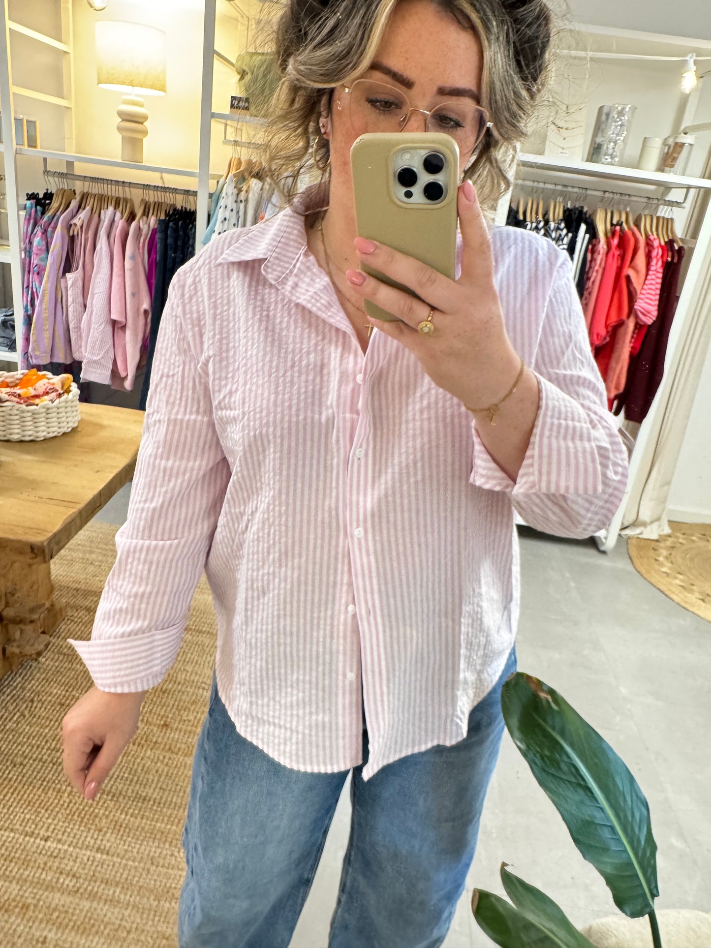 Blouse Ciao bella roze