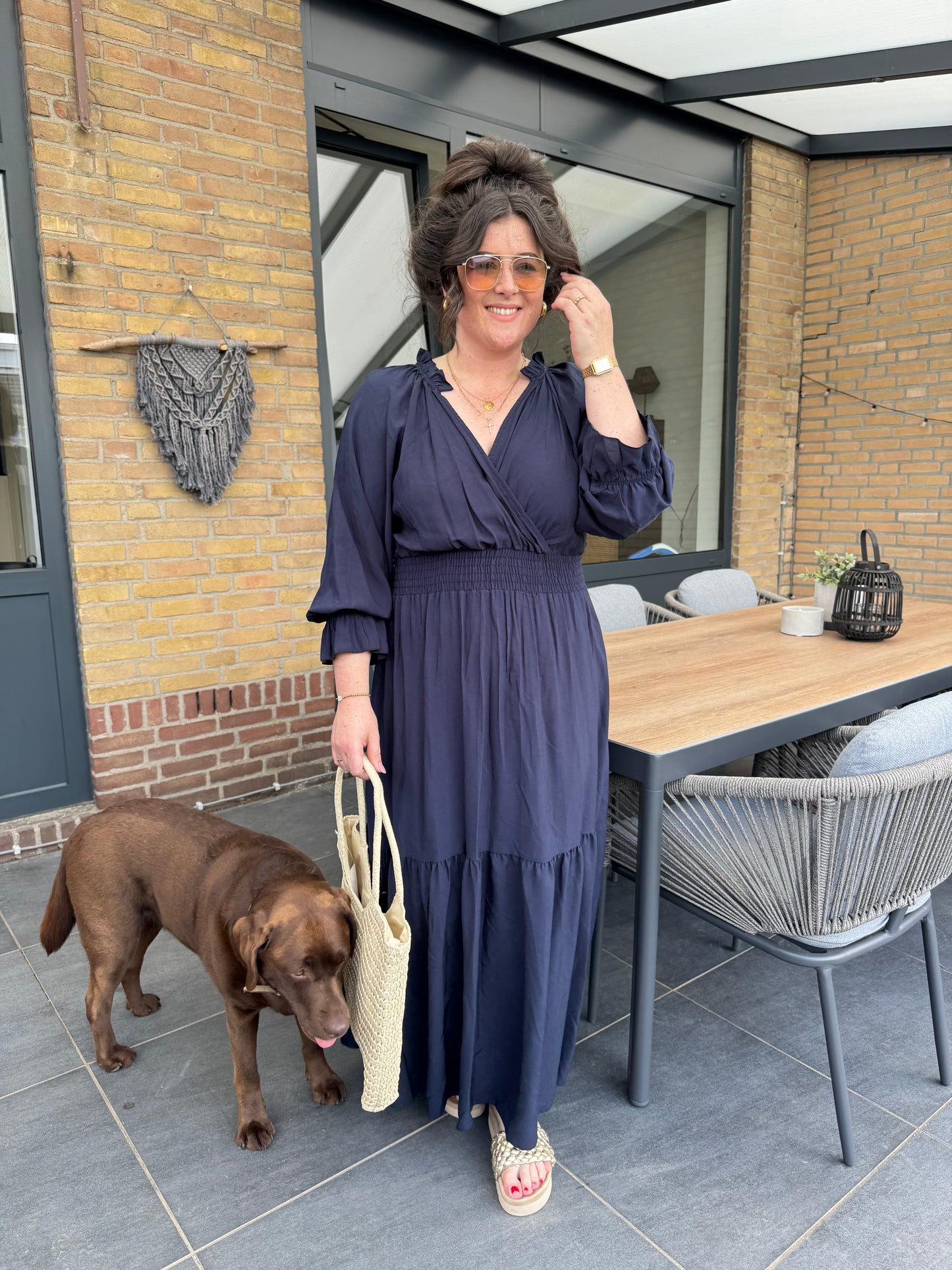 Jurk Mabel Donkerblauw