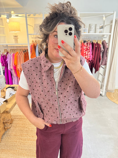 Bodywarmer Juul Bordeaux
