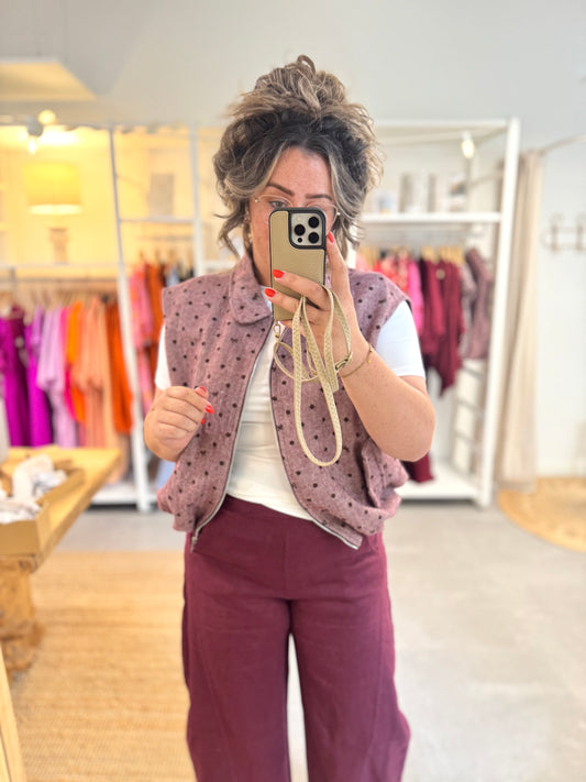 Bodywarmer Juul Bordeaux