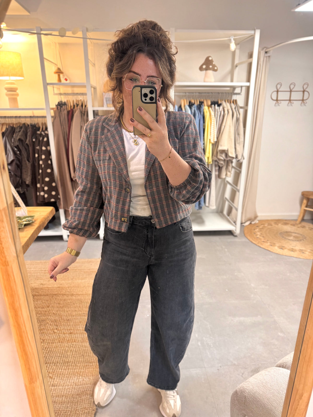 Blazer Nora grijs