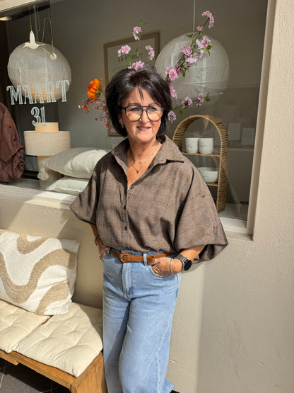 Blouse Sofie bruin