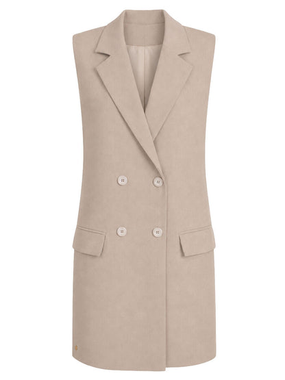 Jurk Suze taupe