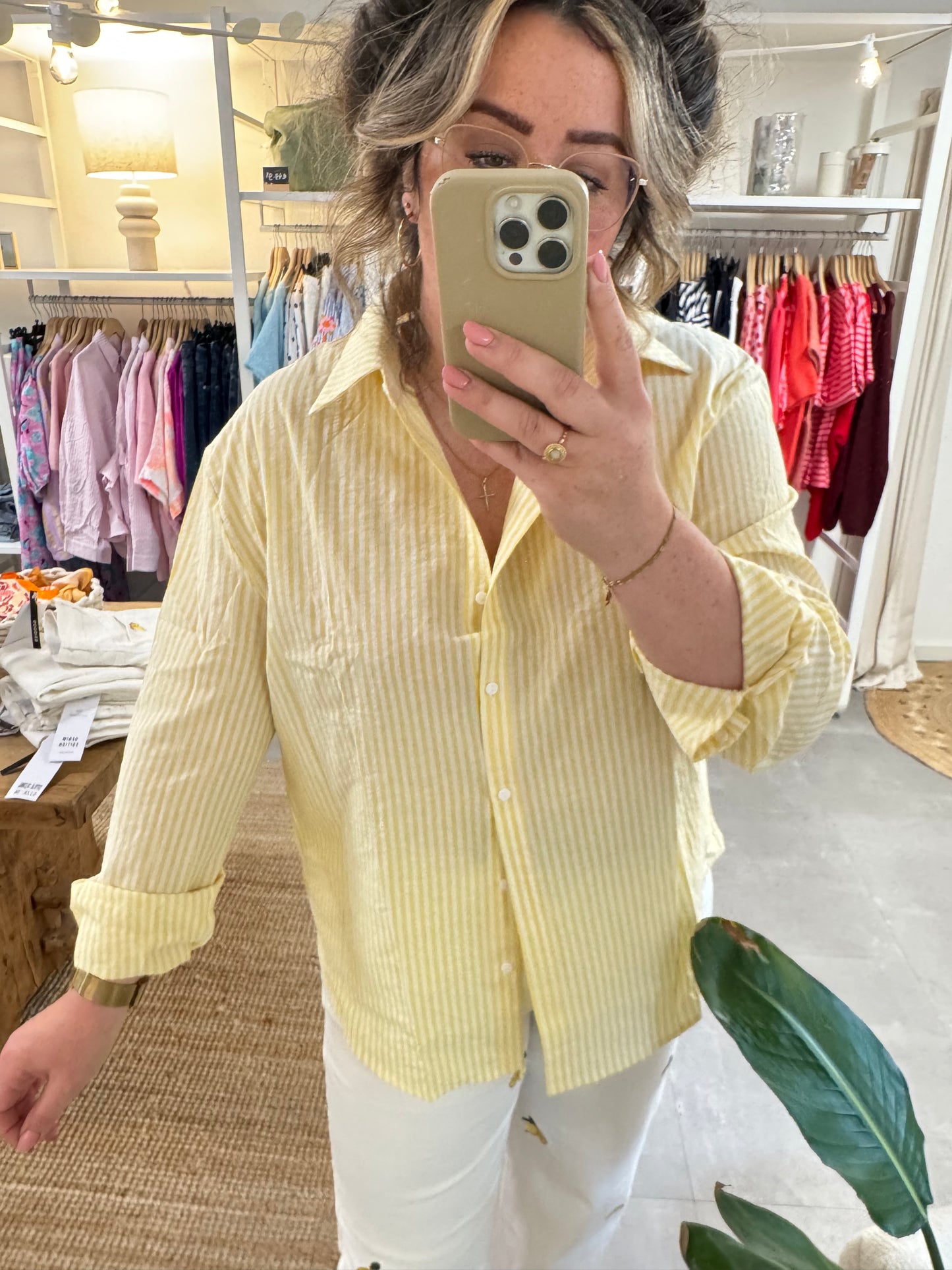 Blouse Ciao bella geel
