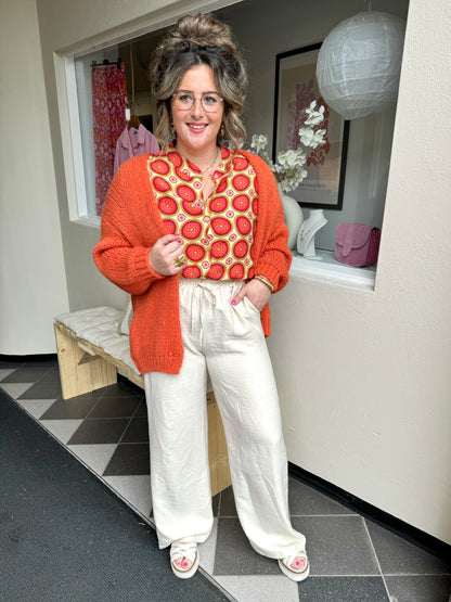 Blouse Mees oranje