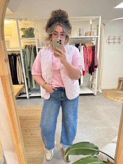 Gilet Moos roze