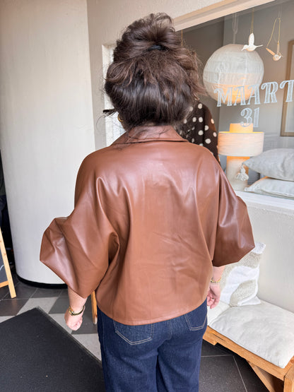 Blouse Sara cognac