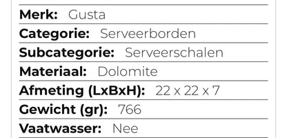 Decoratie/serveerschaal