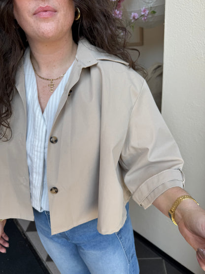 Jas Pleun beige