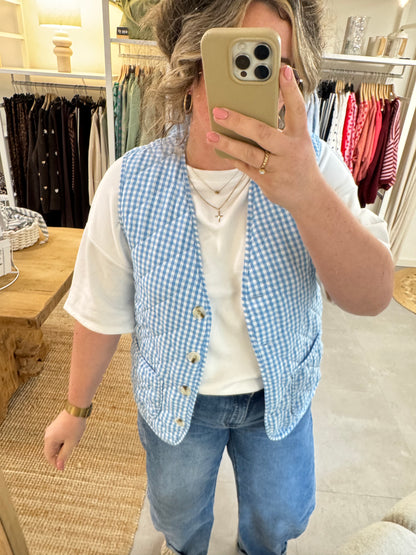Gilet Moos Blauw